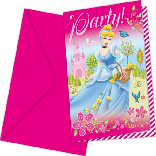 Picture of DISNEY PRINCESS JOURNEY INVITATIONS- 6PK